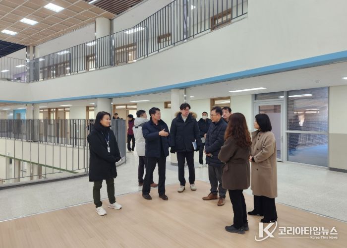 회암중학교 준공 현장 점검