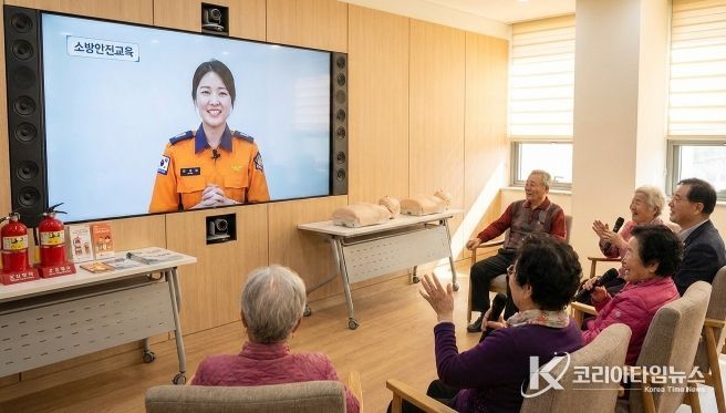스마트경로당 활용 ‘비대면 소방안전교육’ 추진