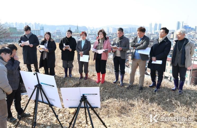 전주시의회 문화경제위원회, 후백제 도성 토지 매입사업 현장 점검