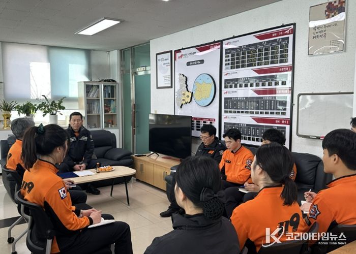 경산소방서장, 현장소통 방문 통해 조직 신뢰·소통 강화