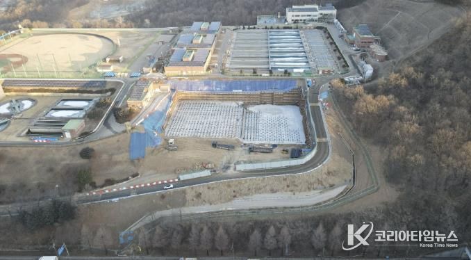 까치울정수장 고도정수처리시설 전경