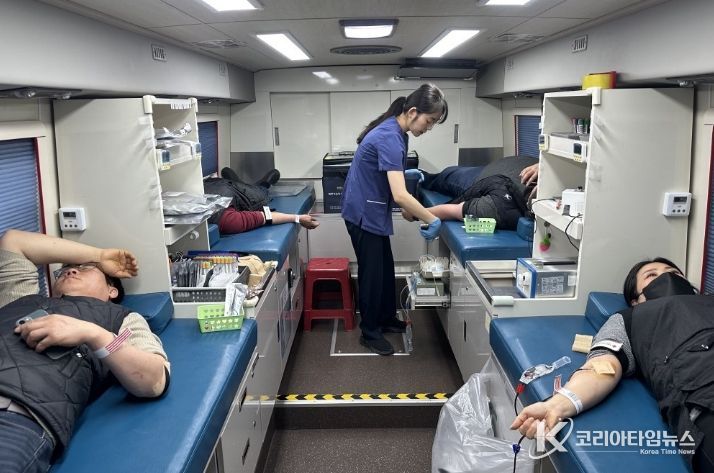 구례군, 동절기 혈액 수급 안정화를 위한 헌혈 행사 개최