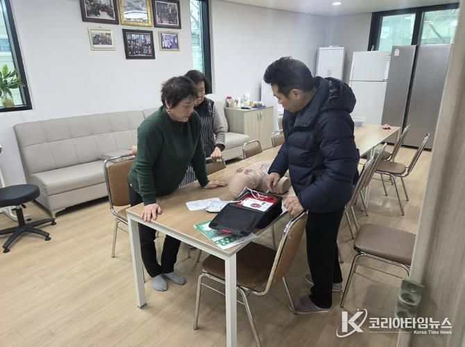 동두천시 중앙동, 경로당에 자동심장충격기 설치