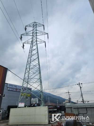 거제시-한전, 상문동 도심 관통 송전철탑 이설 추진