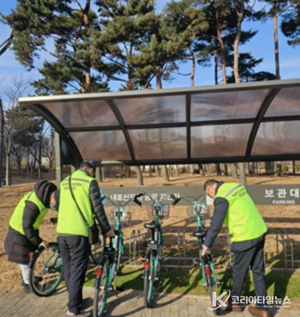 홍성군 내포신도시 공영자전거 ‘내포씽’, 일자리 창출 '눈길'