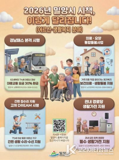 새해부터 달라지는 시책 홍보물