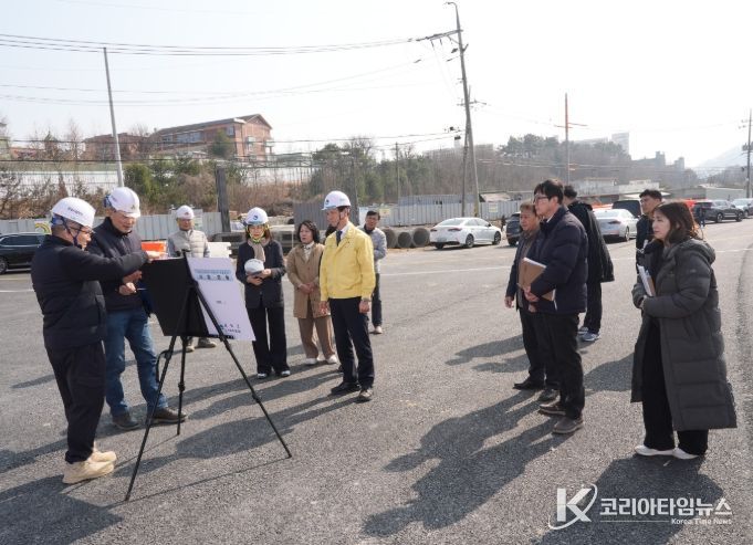 조병옥 군수, 현장 방문