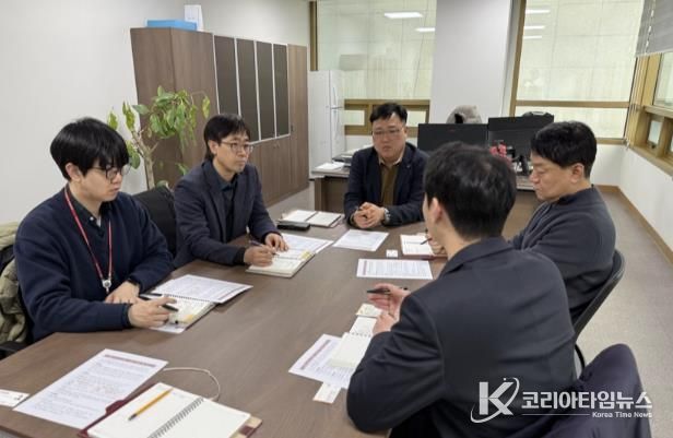 이달 23일부터 24일까지 대한건설협회 대전시회 회의실에서 진행된 간담회 장면