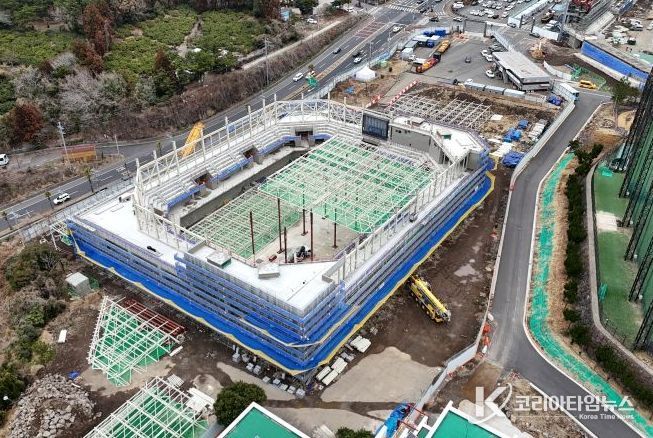 서귀포시 종합체육관 공사