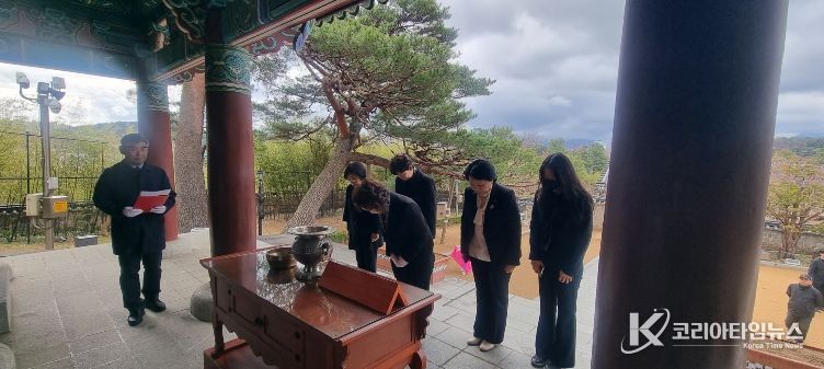 강릉시여성단체협의회 신사임당 얼 선양 오죽헌 참배