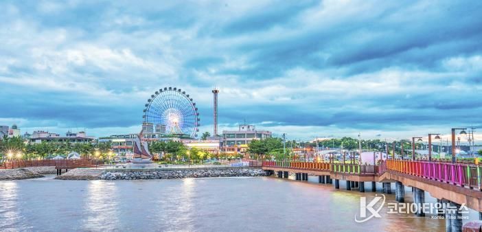 삽교호 관광지 전경