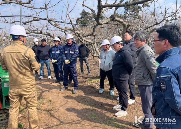 영광군, 영농부산물 파쇄지원단으로 산불 막고 환경 지킨다!