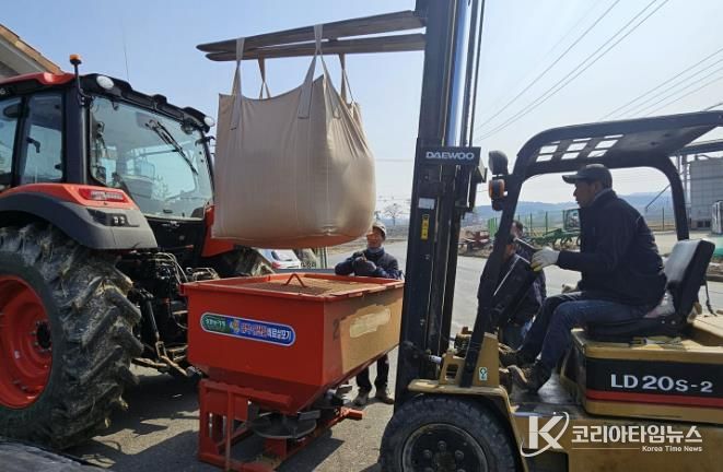 예천군, 2026년 토양개량제 공급 및 공동살포 본격 추진