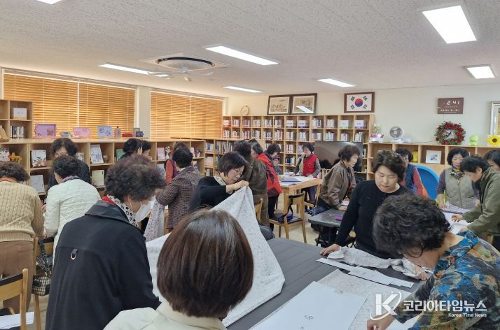 생활개선회 과제교육 모습