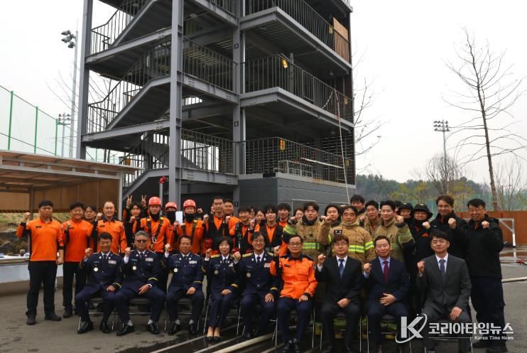 기술경연대회 시연회 각 분야별 실시 모습 및 단체사진