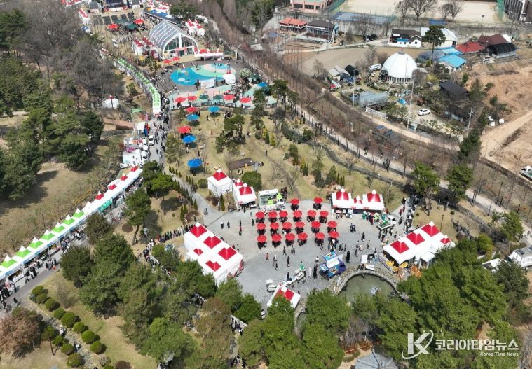 논산딸기축제장전경