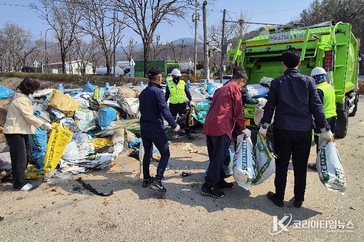수원시 장안구 연무동, 상·하광교동 영농폐기물 집중수거