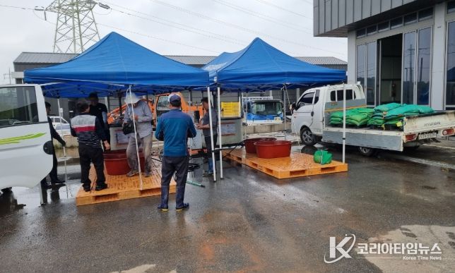 볍씨 온탕소독 농업기계 셀프이용센터 운영