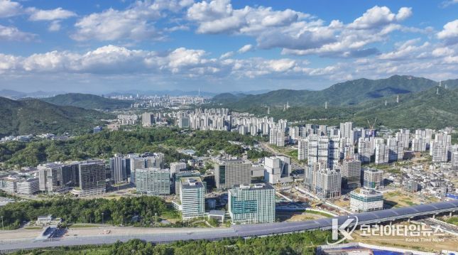 과천지식정보타운 전경